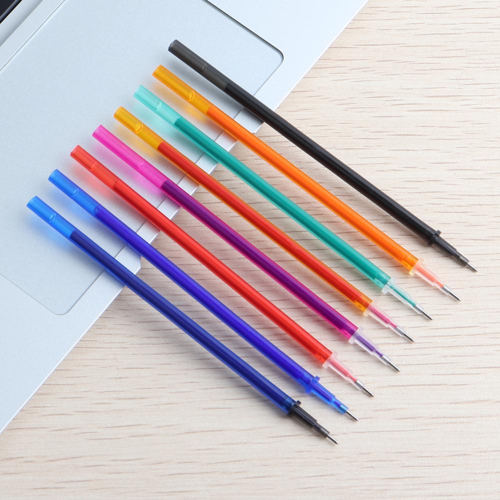 Kawaii Erasable Pen Suitable Refills Colorful 8 Color Creative Drawing Tools Cute Gel Pen Sets School Office Stationery Magic Pens Refill