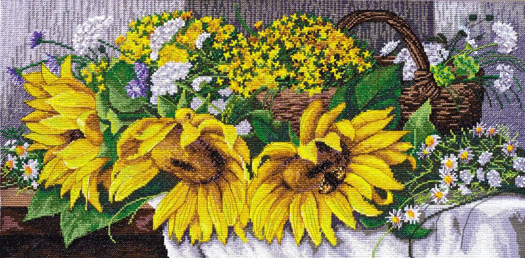 Cross Stitch Kit Abris Art Flowers