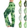 Women's Casual Straight Trousers St. Paddy's Day Printed Casual Trousers