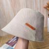 Autumn Spring Outdoor Tour Bucket Hat Lady Girl Solid Color Sun Visor Hat Foldable Sun Protection Fisherman Panama Basin Cap