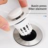 1PCS Bounce Universal Drain Accessories Basin Plug Floor Drain Leaking Plastic Core Push-type Wash Bounce Tool Filter Kitchen