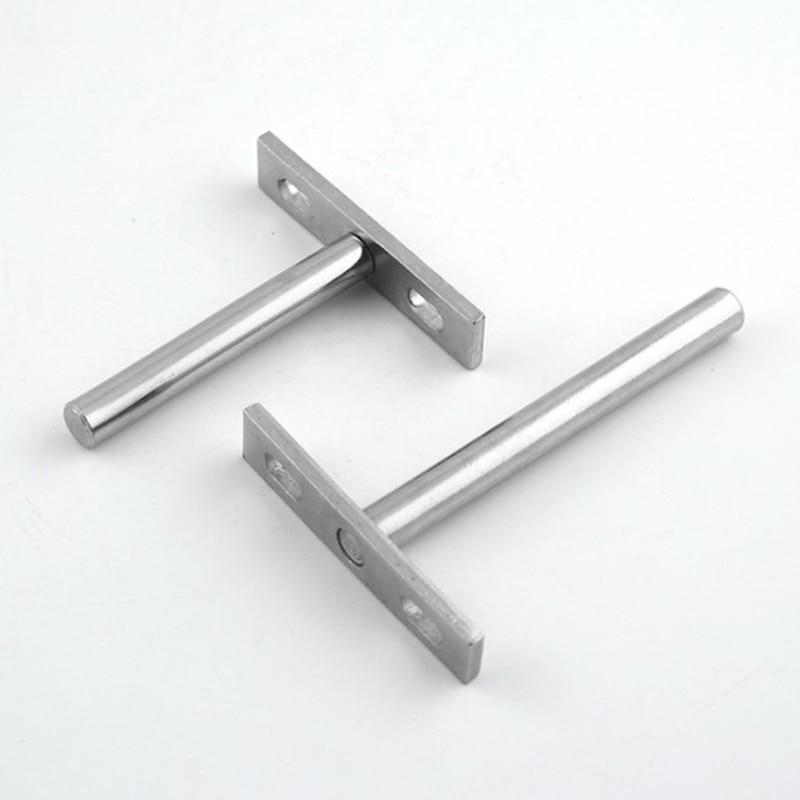 1 шт. 3/4/5/6 дюймов Серебряный Металлический Складной Кронштейн-Поддержка Полки Скрытые Плавающие Настенные Кронштейны-Поддержка Для Тяжелых Условий