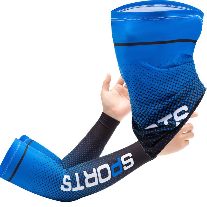 Рукава Ice Silk солнцезащитный крем манжета защита от ультрафиолета нарукавники противоскользящие мужские и женские длинные перчатки для активного отдыха на открытом воздухе велоспорт