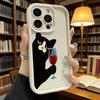 Черный кот с красным вином Ударопрочный мягкий чехол для телефона для Xiaomi Redmi Note 15 14 13 12 11 10 9 8 Pro Противоскользящий чехол от падения