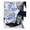 [Under Armor] UA CLEAN UP PRO БЕЙСБОЛЬНЫЕ ПЕРЧАТКИ 6001312(101) Белая команда Королевский металлик Золотой L