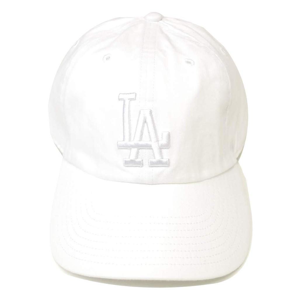 47 Brand БРЕНД LOS ANGELES DODGERS CLEAN UP Кепка Шляпа Los Angeles Dodgers '47 '47 БЕЛЫЙ/Белый 6-панельная
