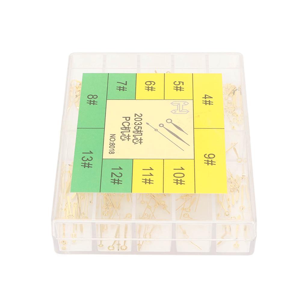 Hands Watch Needles Golden Alloy Hour Minute Second Hands Watch Replacement Needles for 2035 PC
