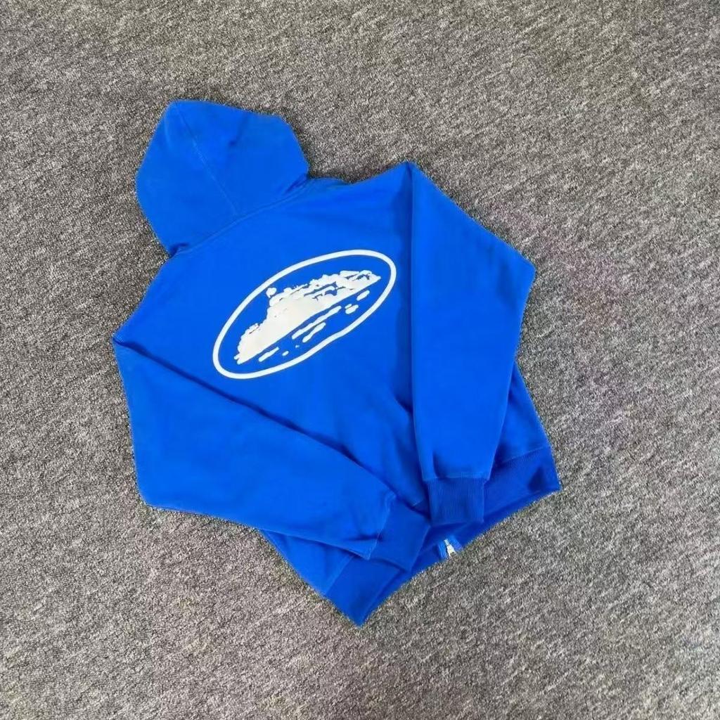 Мужская толстовка Corteiz Vibe с капюшоном на молнии, утепленная флисом, в стиле хип-хоп