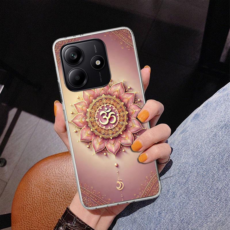 Mandala Chakra Insist Yoga Phone Case For Xiaomi Redmi Note 15 14 13 12S 12 11 Pro Plus 14S 11S 11E 10 10S 11T 5G Personalized C