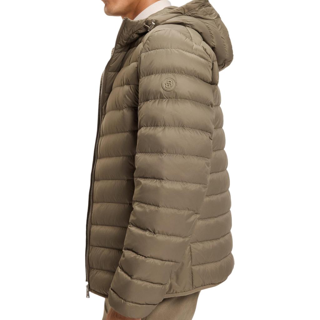 HUGO BOSS Down Jackets Men's Light Brown Hooded Moderate 50540450-245