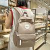 Женский школьный рюкзак, легкий, в стиле колледжа, однотонный рюкзак для старшеклассников