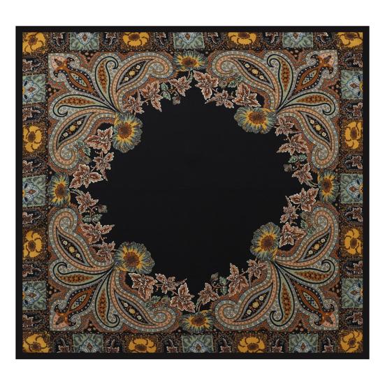Kerchief Cashew Pattern Faux Silk Scarf Soft Smooth Bright Color Kerchief Simulated Silk Texture Kerchief