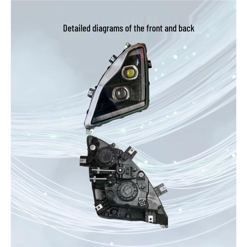 Светодиодная фара KL LED D320 с двойной линзой Dongfeng Tianlong – Сверхъяркая, полностью светодиодная модель.