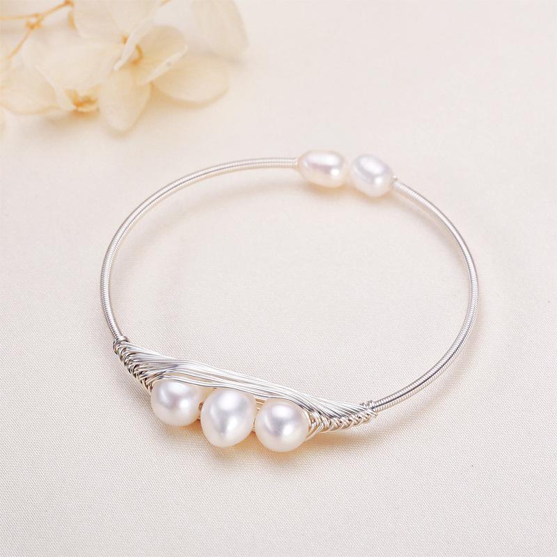 Zhuji Pearl Ornament Peanut Freshwater Pearl Bracelet Girls Wild Hipster Pearl Ornament
