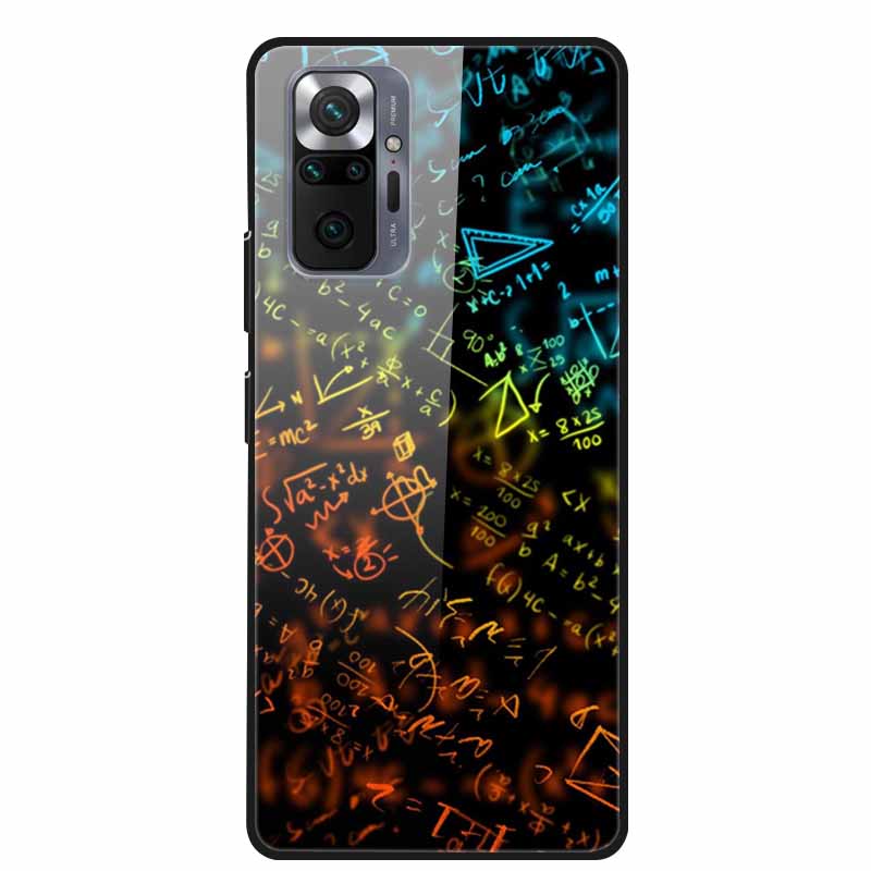 Цветная закаленная стеклянная крышка для чехла Xiaomi Redmi Note 10 Pro, жесткий противоударный Funda для чехлов Redmi Note10 / Note 10Pro, корпус