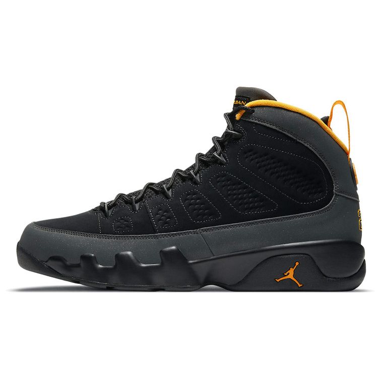 Air Jordan 9 Retro Dark Charcoal University Gold Мужские кроссовки Серый Черный CT8019-070