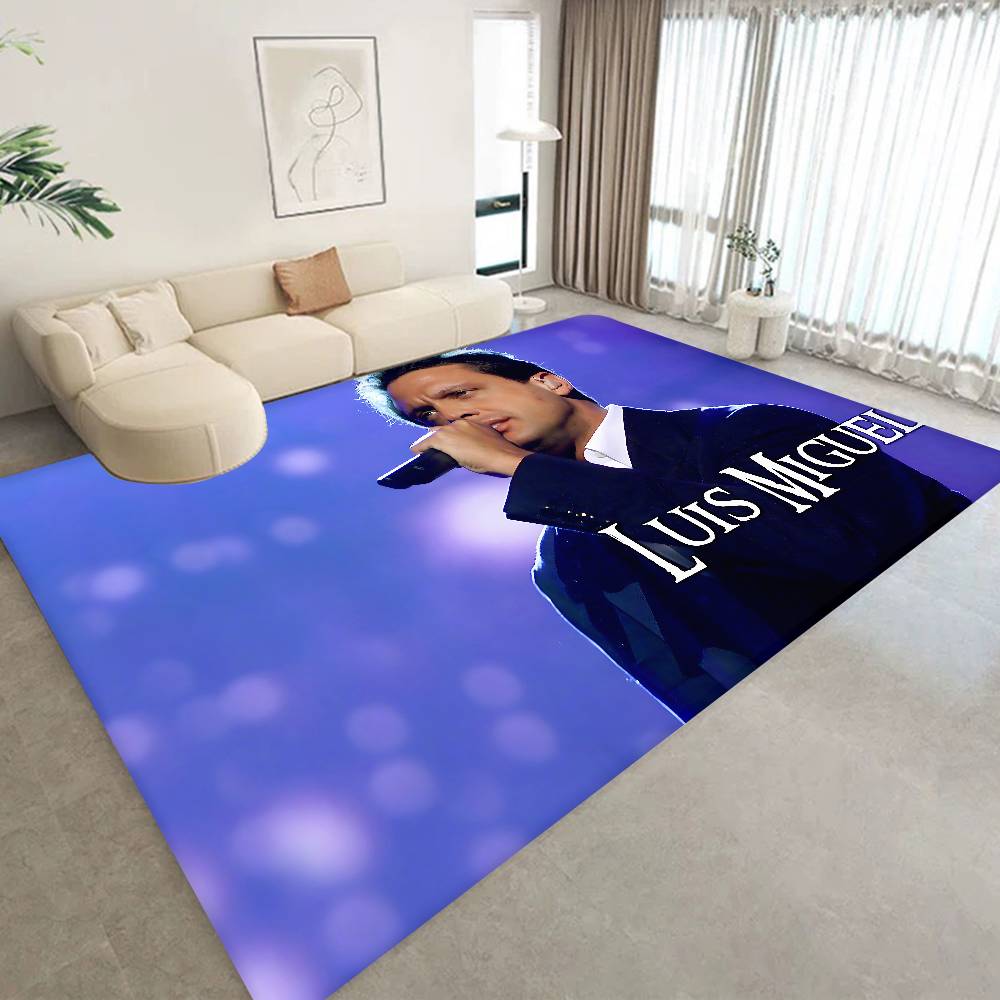 Singer L-Luis M-Miguel Floor Mat Retro Multiple Choice Living Room Kitchen Rug Non-Slip Modern Home Decor