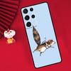 Cartoon Animal Squirrel Case For Samsung Galaxy S24 S26 Ultra S21 S22 S20 S23 S25 Ultra Plus S10 S25 FE Cover Funda
