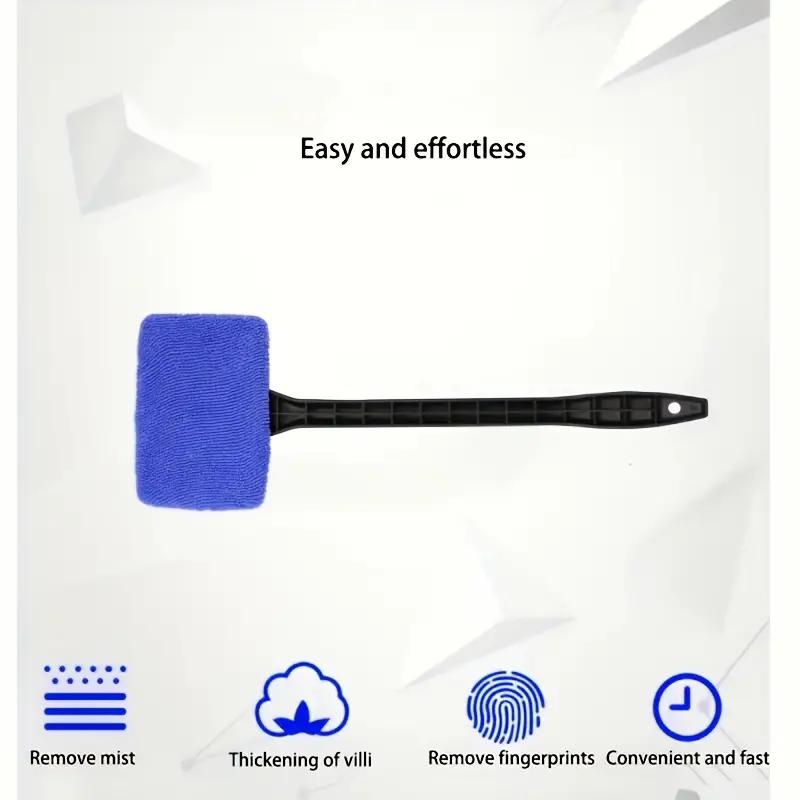 1pc, Long Handle Car Window Windshield Cleaner Brush Kit - Easy To Use Wipe Tool For Cleaning And Protecting Your Windshield