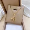 Synthetic Zircon Heart Pendant Necklace for Women 2025 New Fashion Jewelry