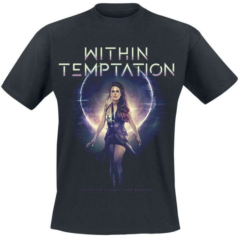 Футболка Sharon Within Temptation 100% Хлопок С Графикой Мужская Женская Летняя Уличная Одежда Топ
