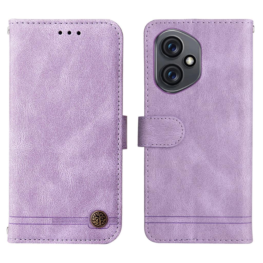 For Honor 400 Leather Wallet Cases Skin Touch Phone Cover Stand with Strap