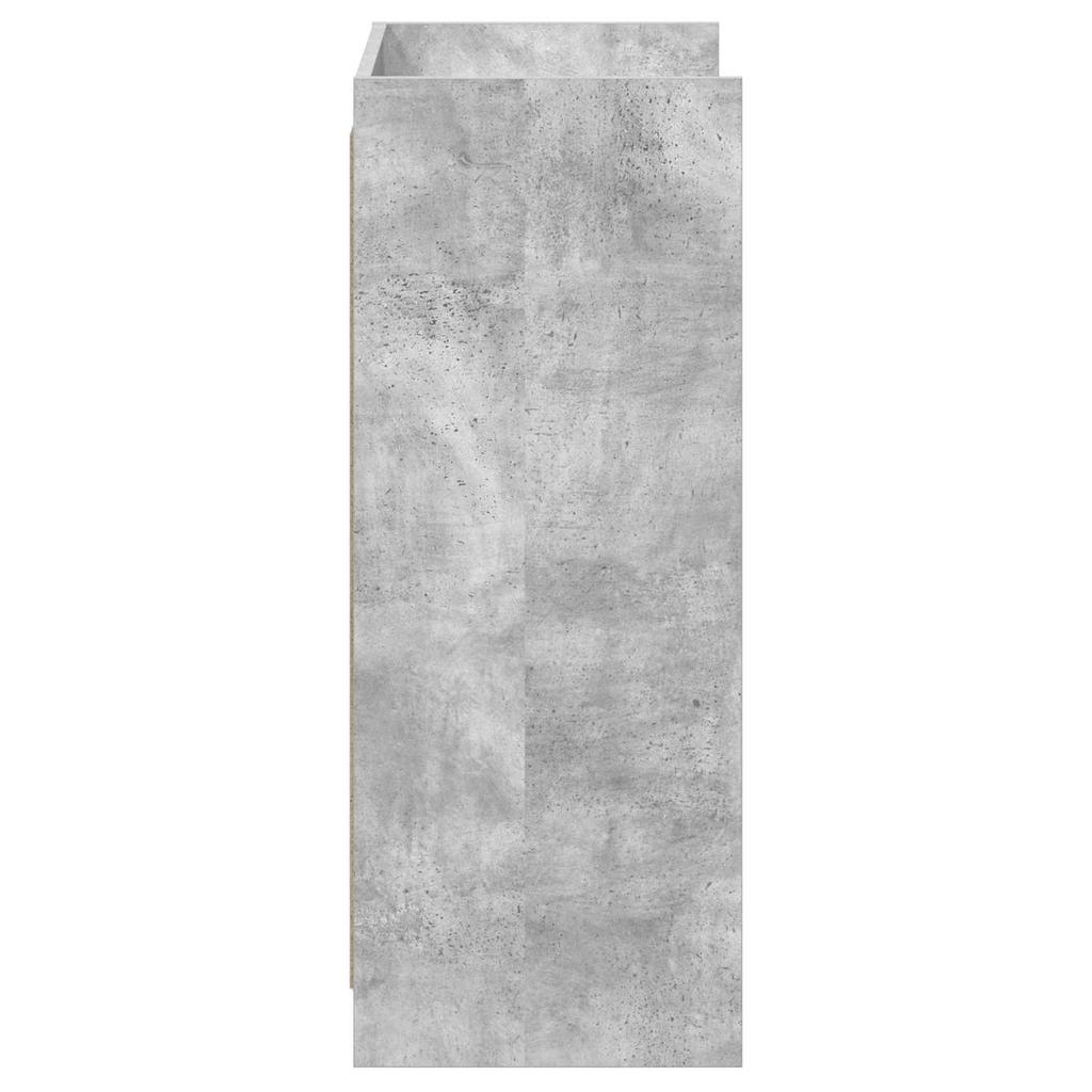 Shoe Cabinet with Door Concrete Grey 48 x 36 x 92 cm Engineered Wood