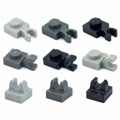 50 шт./лот 1x1 точечные кирпичи DIY плитка 1*1 с зажимом собрать частицы строительные блоки 15712 2555 образовательная техническая MOC часть игрушка