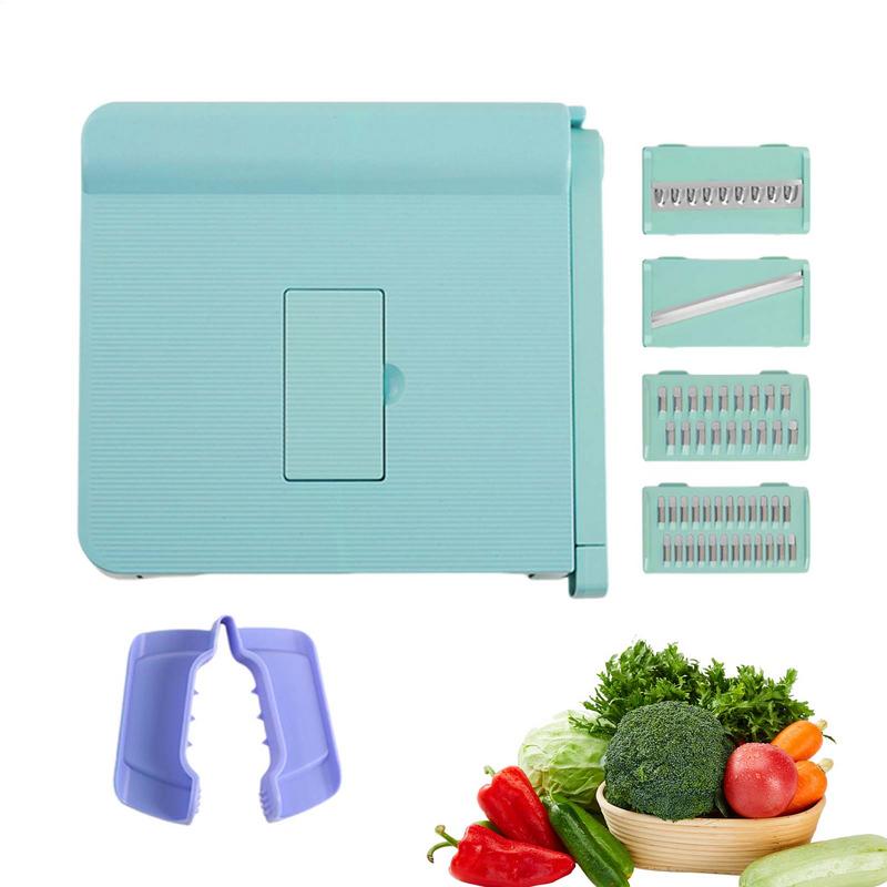 Potato Slicer Chopper Stainless Steel Adjustable Onion Potato Fruit French Fry Cutter Choppers & Mincers With Hand Protector For