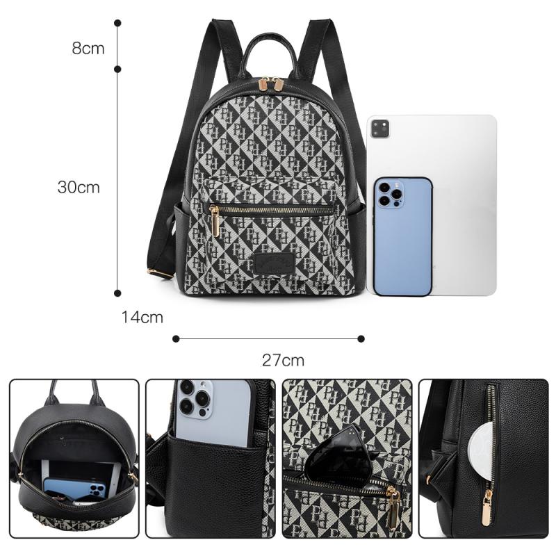 Рюкзак с принтом Женская дорожная сумка большой вместимости Рюкзак для поездок на работу