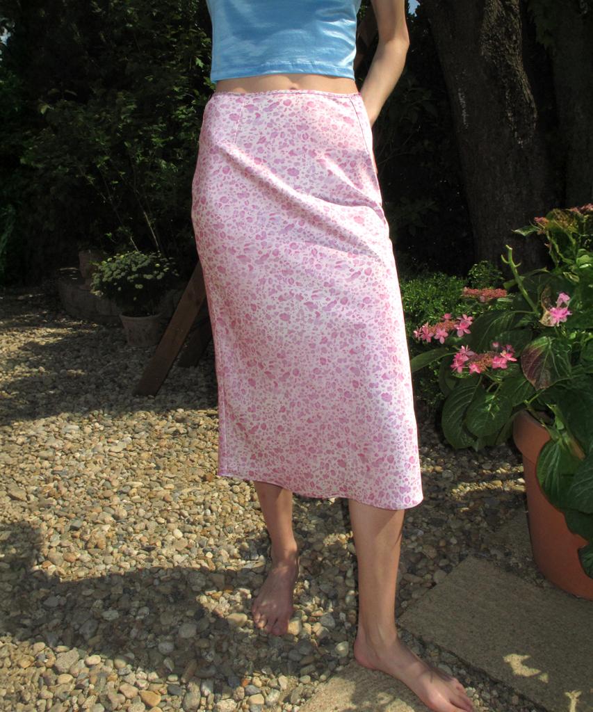 CENTAUR.KR Leopard Midi Skirt_Pink