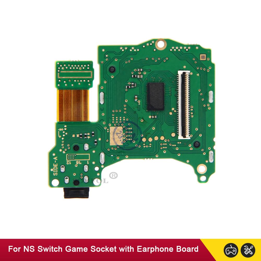 Для Nintendo Switch OLED Аудио Игровая Картриджная Micro SD Картридер Для Switch Lite Слот для Игровых Карт Разъем Доска Наушников