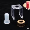 3Pcs/Set Silicone Lipstick Mold Aluminum Ring Mould Holder Diy Crafts Tools Easy Beauty Lipstick Kits