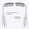 Men Business Anti-blue Light Reading Sunglasses Progresive Multifocal Reading Presbyopia Eyewear Near&Far Sighted Eyeglasses Dioptric
