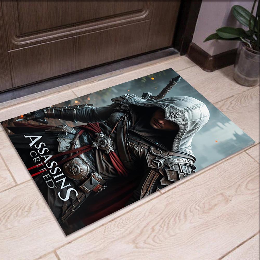 Ковер с принтом Assassin's Creed, Коврик, для офисного кресла, гостиной, спальни, кухни, Декор, Подарки.