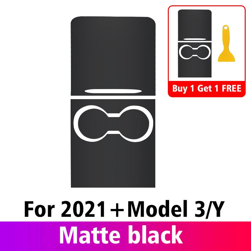 Наклейка на центральную панель управления автомобиля для Tesla-2022 Model 3 model Y, пленка на центральной консоли, украшение интерьера