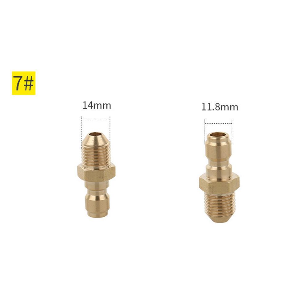 Адаптер для быстрого подключения 1/4 дюйма-разъем для мойки высокого давления автомобиля для чистки автомобиля 1 # ~ 19 #