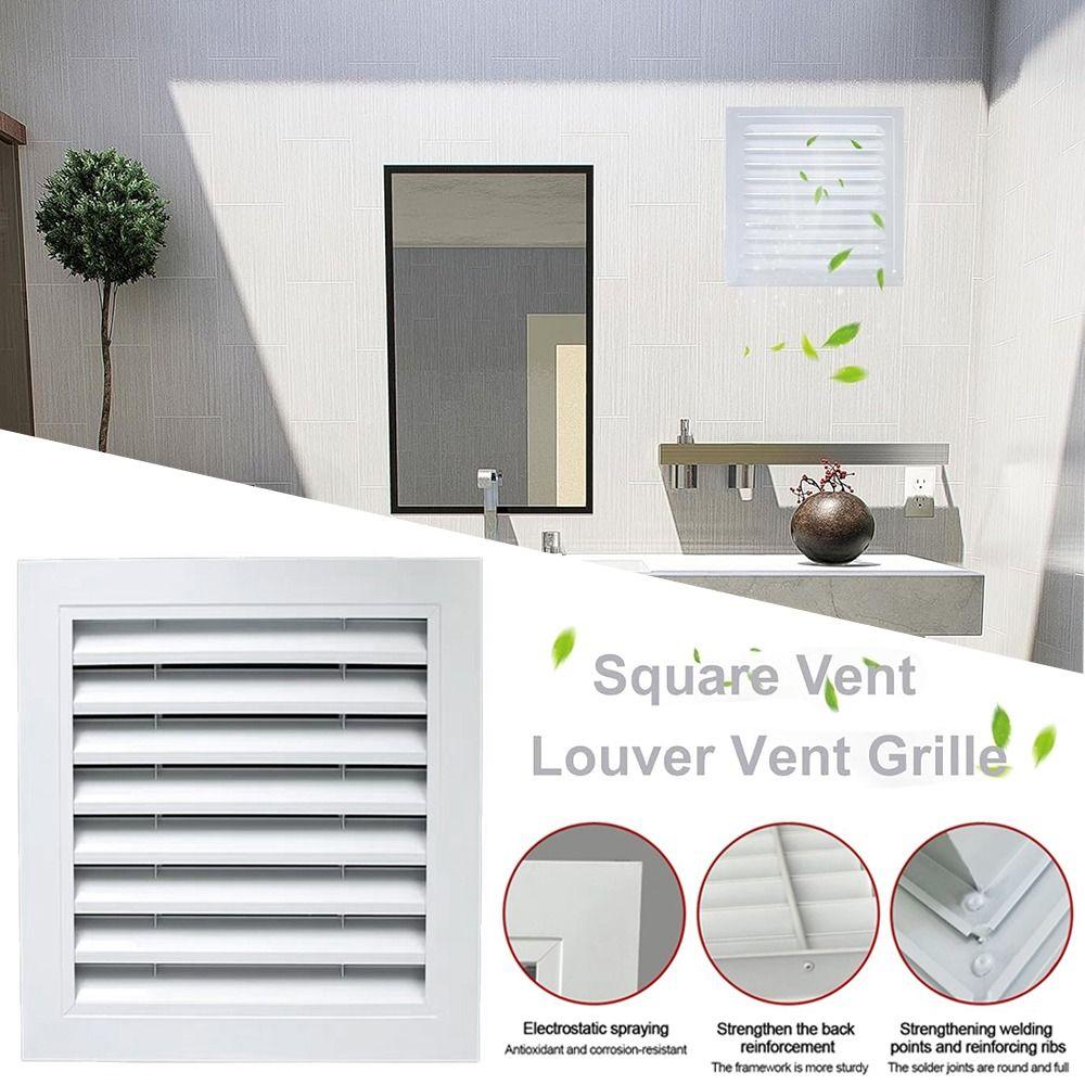 Square Gable Vent White Gable Wall Shed Vent New Vent Cover Exterior Walls