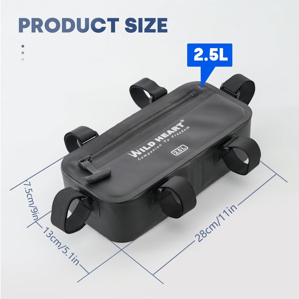 WILD HEART Мотоциклетная боковая сумка для инструментов, полностью подвесная, водонепроницаемая, сумка,