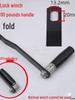 Hand-Crank Winch Handle with Plastic Grip Sleeve