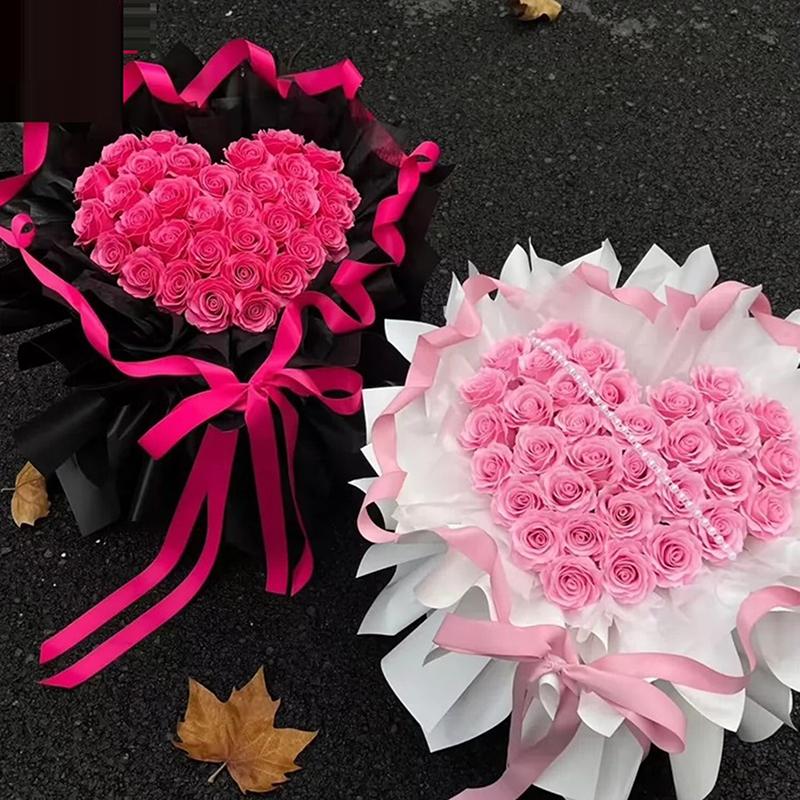 1 Pcs Plastic Flower Packaging Liner Plant Stand Stands Packing Material Fixing Bouquet Base Arrangement Floral Supplies