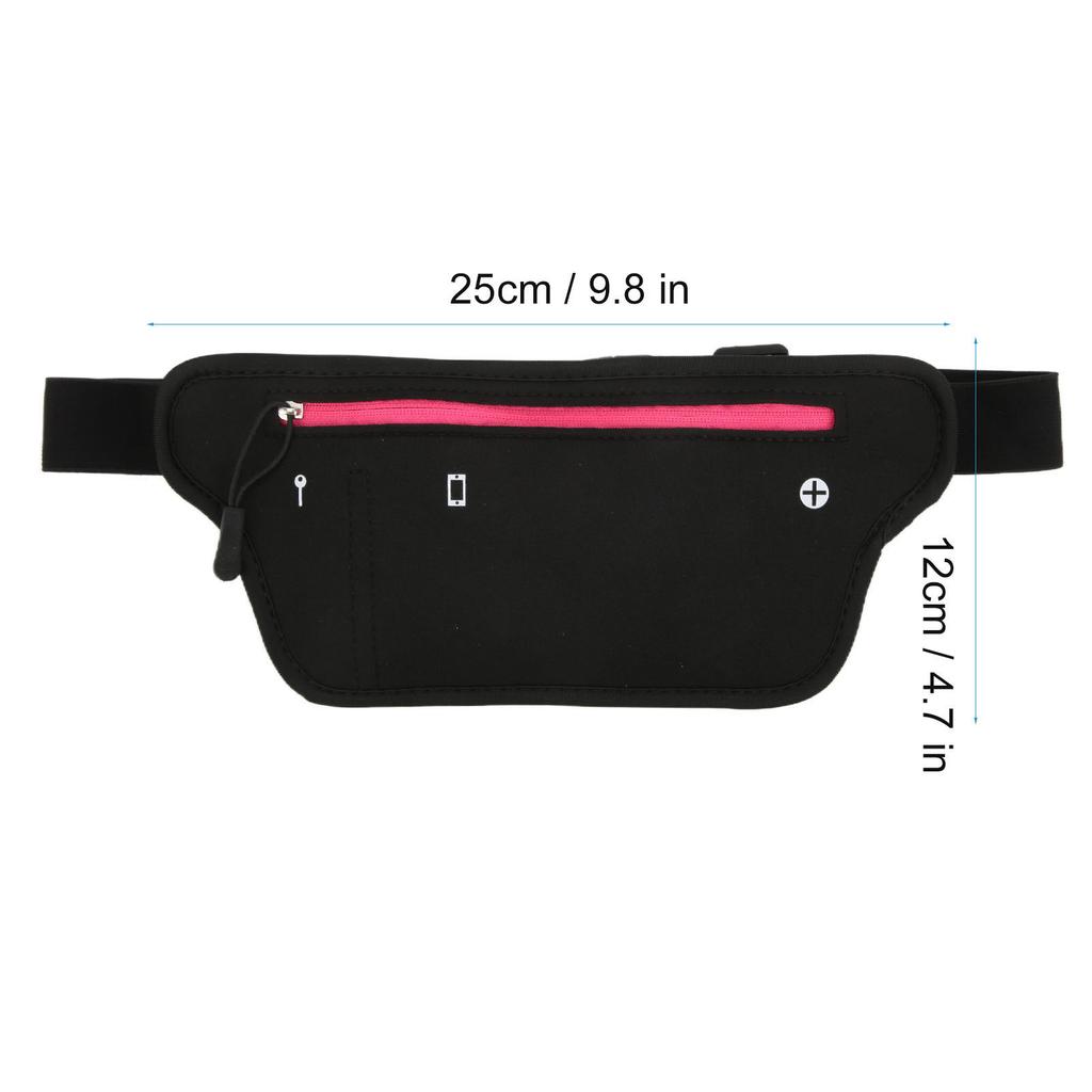 Waist Pack   Neoprene Running Waist Bag with Elastic Waistband for Men Women