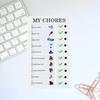 Self Discipline Check-In Tool Replaceable Plastic Plan Checklist Fo Adults Children Summer Task Planning Time Memo Message Board