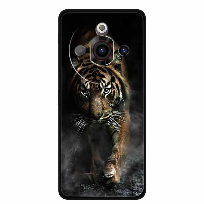 Чехол для ZTE Nubia Focus Pro 5G Мягкий бампер для Nubia Focus Pro Черные силиконовые чехлы для телефона Nubia Focus Pro 5G Защитный чехол