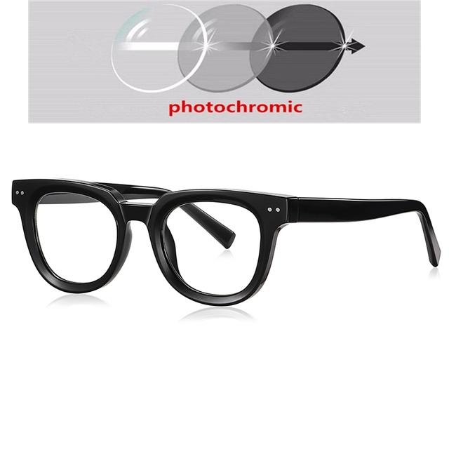 Студенты смотрят далеко. Очки по рецепту для близоруких заклепок. Оправа с защитой от синих лучей. Оптические очки от 0 -0,5 -0,75 до -6,0.