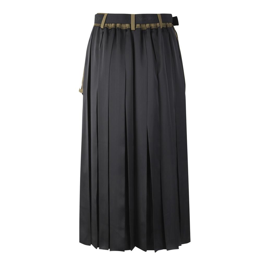 Recorde Pocket Patchwork Pleats Skirt_Rqkam24534Bkx
