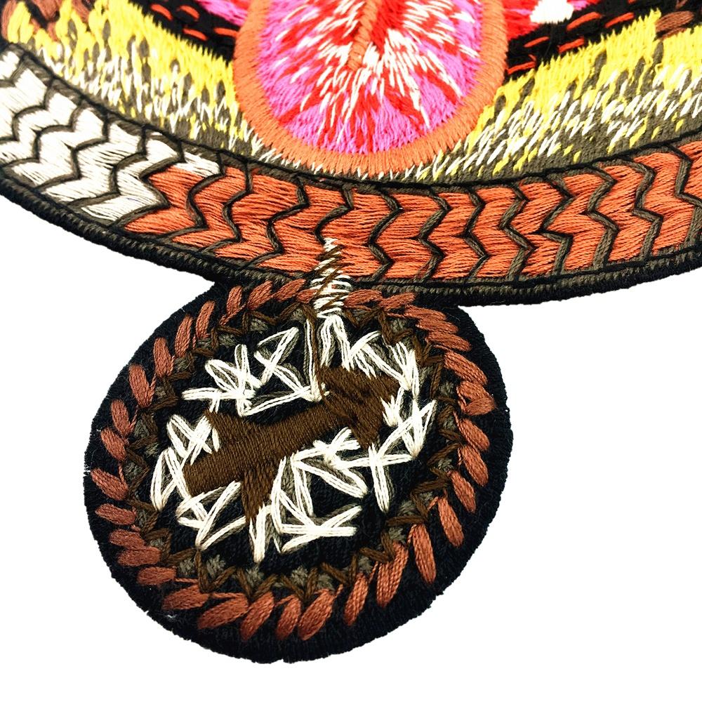 1Pc Sew Big Dog Head Embroidery Patch Embroidered Applique Animal Patches For Clothes Coat Hound Appl