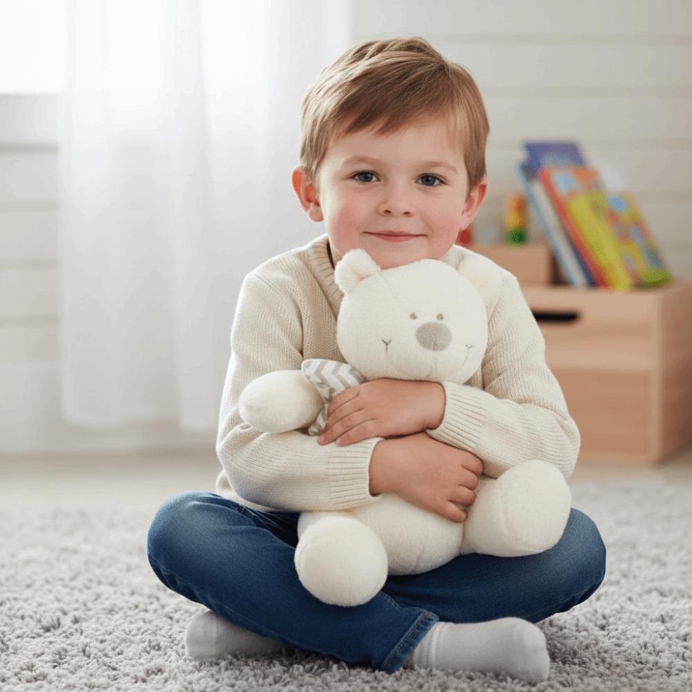 High Quality Bear Plush Toys Soft Plush Classic White Bear Soft Cream Bears Baby Appease Dolls