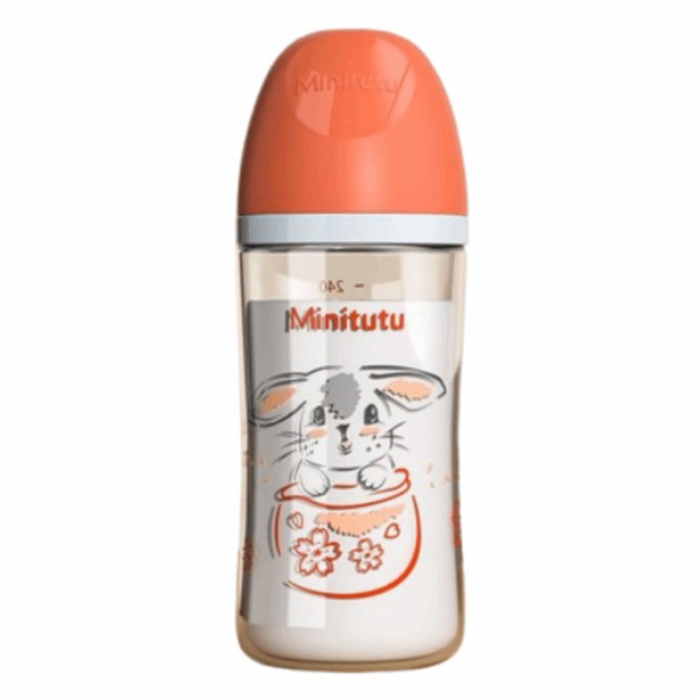 Cartoon Newborn Glass Bottle Wide Mouth Baby Milk Bottle Baby Feeding Bottle  Infant Feeding