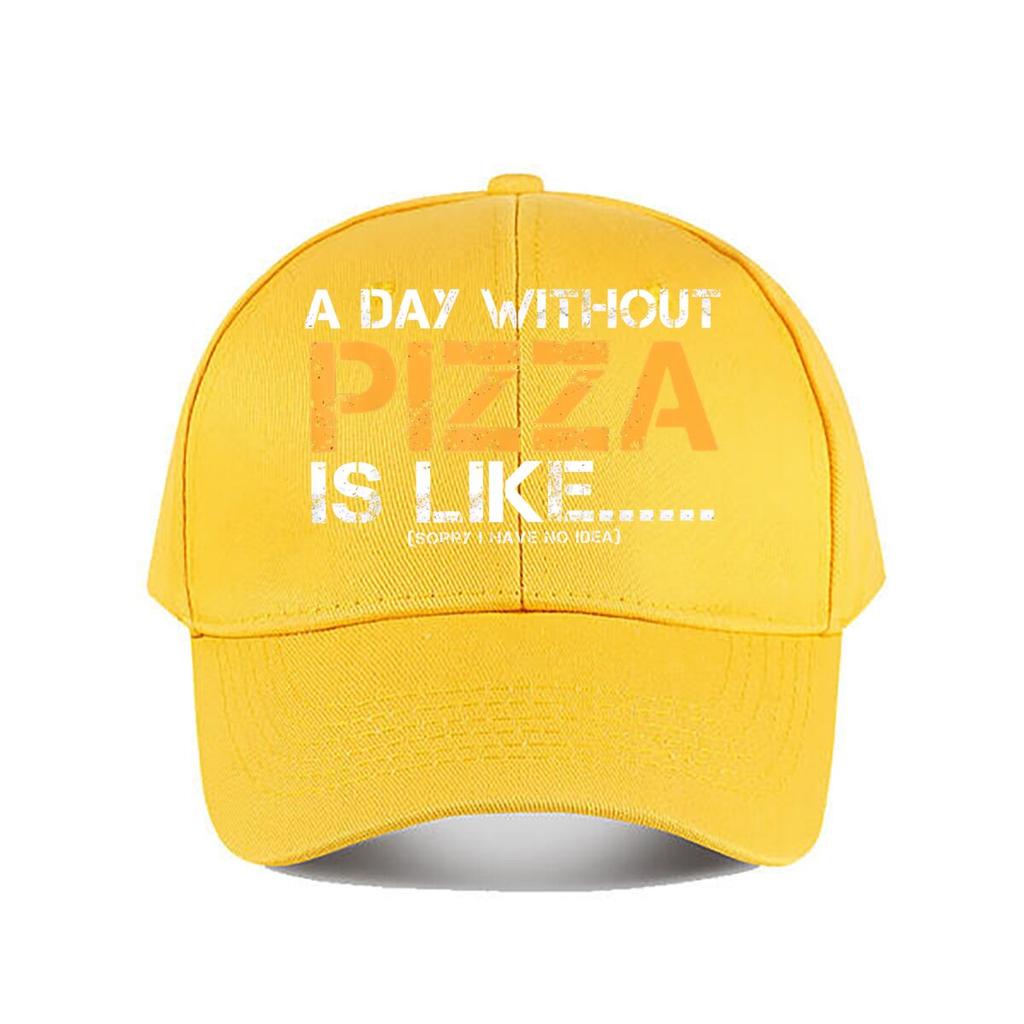 Pizza Lover Funny Baseball Cap Fashion Unisex Sunhat Womens Outdoor Sports Snapback Cap